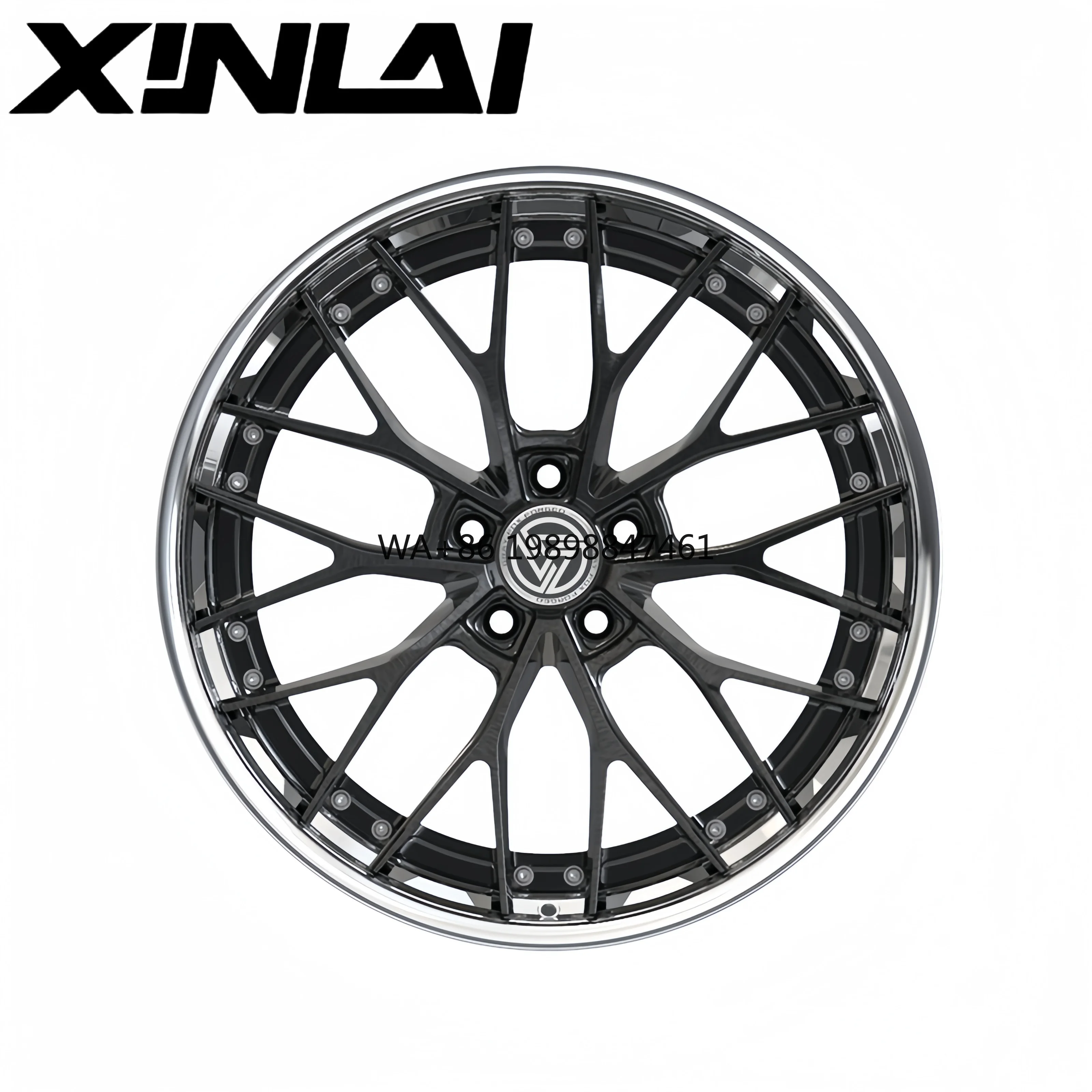 

Кованые двухсоставные диски XINLAI Custom Deep Concave 18 19 20 21 22 5x114.3 5x112 5x120 для легковых автомобилей