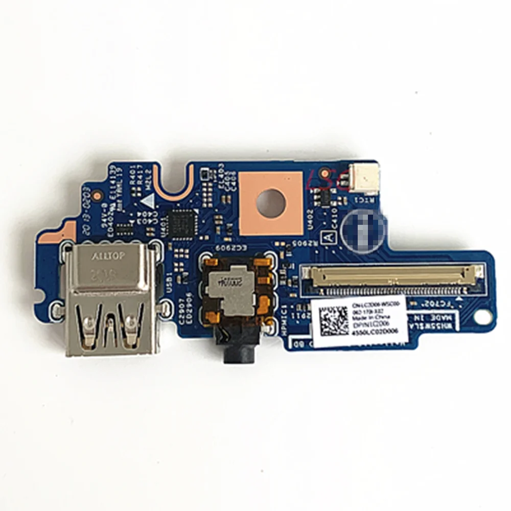 19A17-1 For Dell Inspiron 7300 7306 USB Audio SD Card Reader IO Board CJ8X7 0CJ8X7 100% Test OK