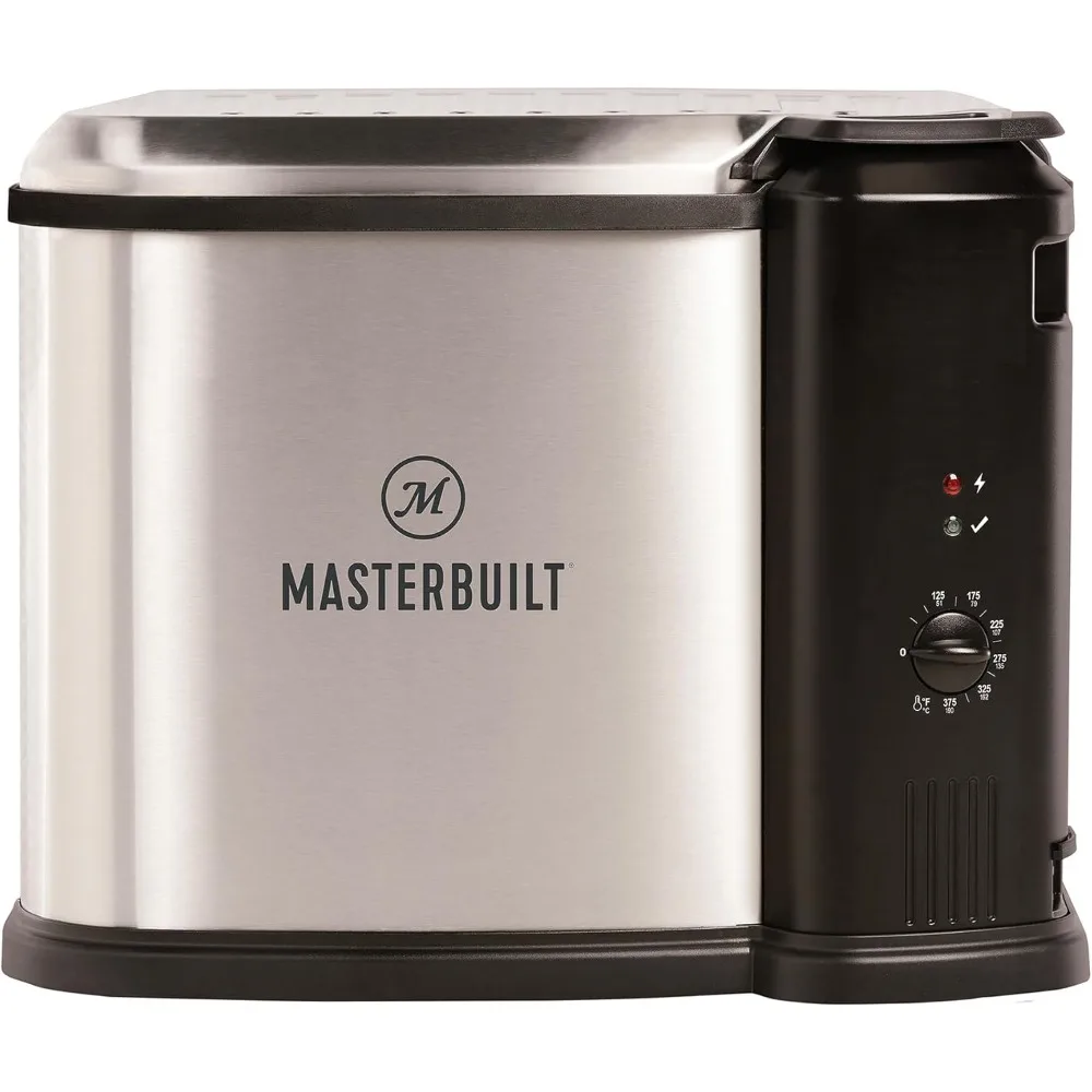 

3-in-1 10 Liter XL Electric Fryer, Boiler and Steamer Combination with Drain Basket and Breakaway
