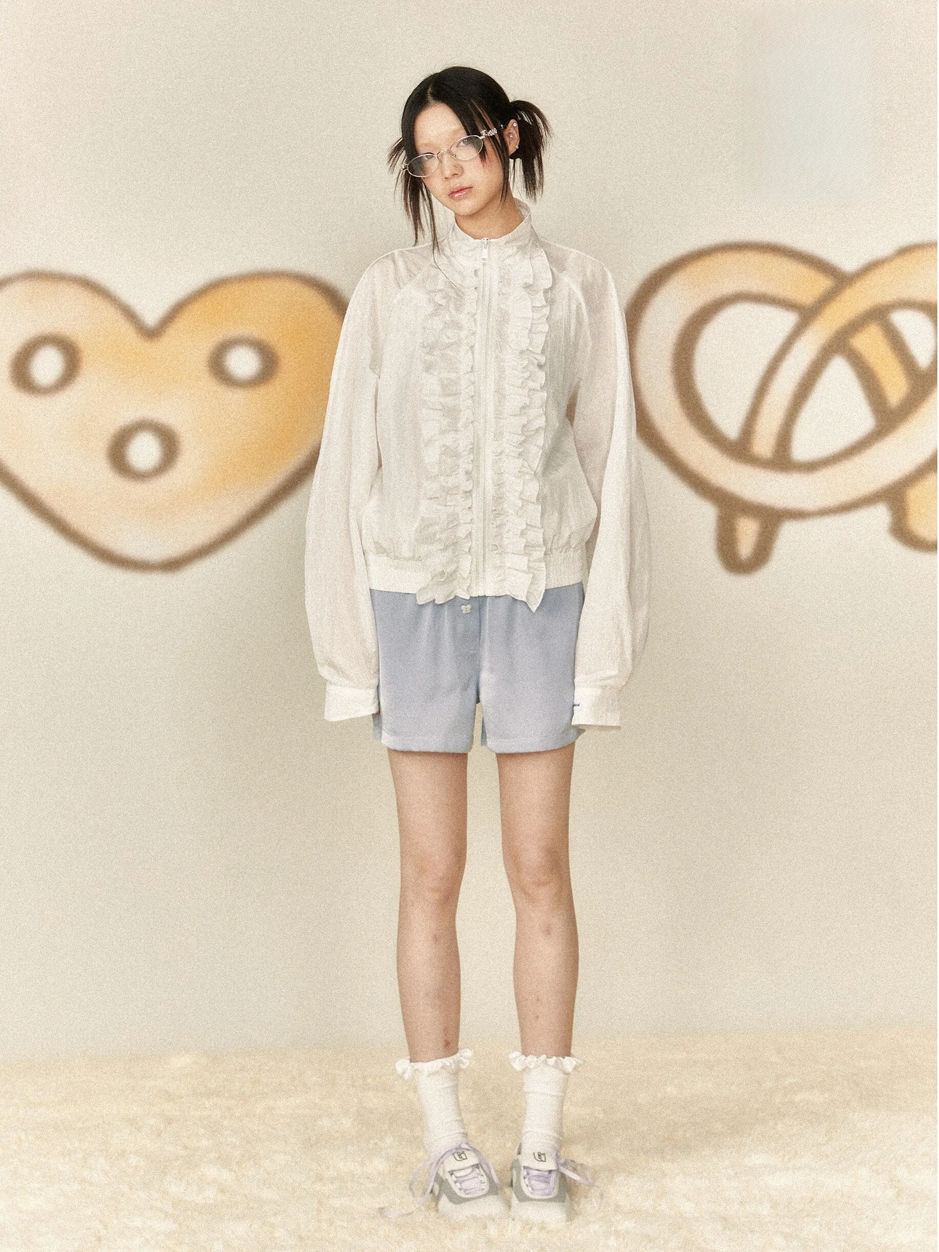 

JIKOO Women's Summer 2025 Faion Loose Outerwear Street Sle UV Protection Clothing UPF50 Thin Breathable Casual Coat