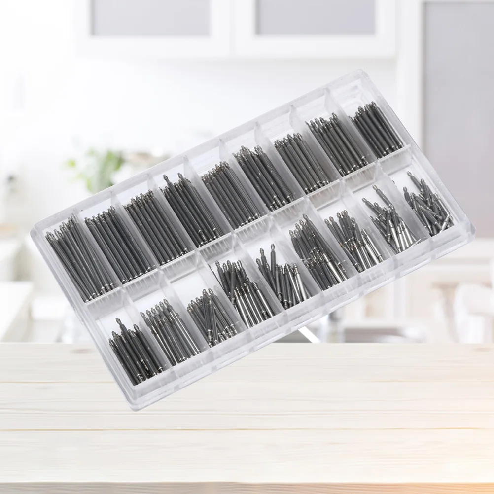 

18Sizes 8-25Mm Spring Bar Remover Stainless Steel Double Flange Repair Tool For Metal Strap Replacement Jewelry Making Storage