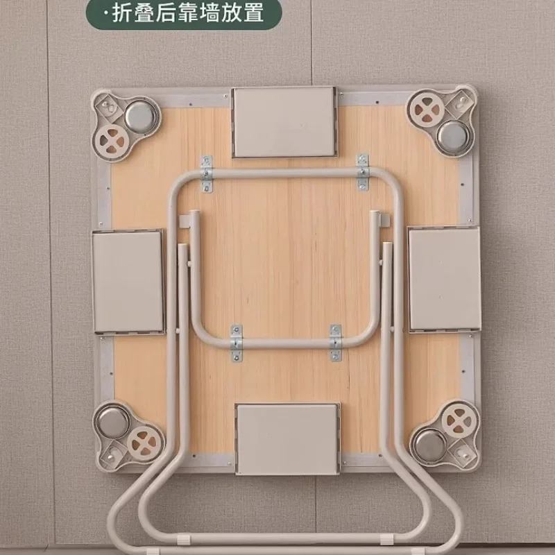 Mahjong table foldable hand rub multi-functional small chess and card table household simple square table portable