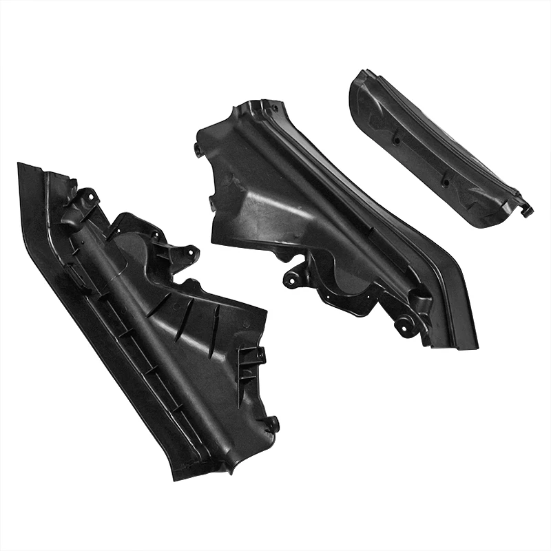 3Pcs Car Engine Upper Compartment Partition Panel Set For BMW X5 X6 E70 E71 E72 51717169419 51717169420 51717169421