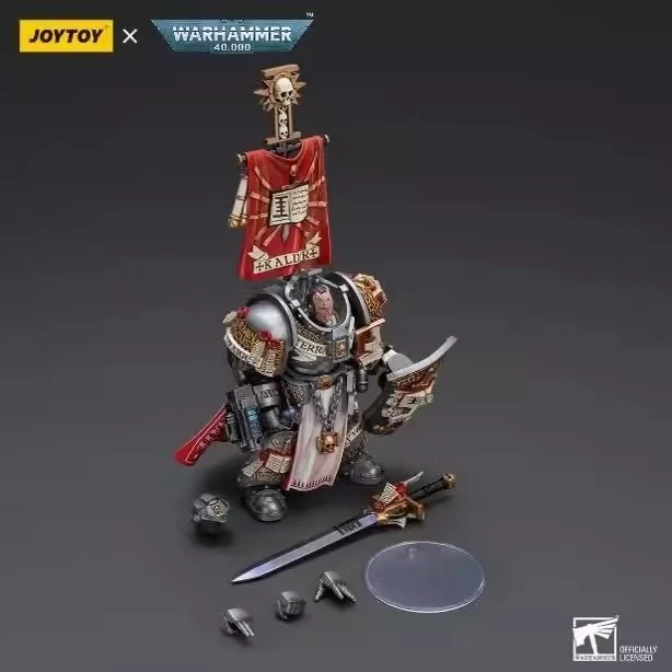 

JOYTOY 1/18 Action Figure 40K Grey Knights Kaldor Draigo Re-issue Version Anime Model Toy