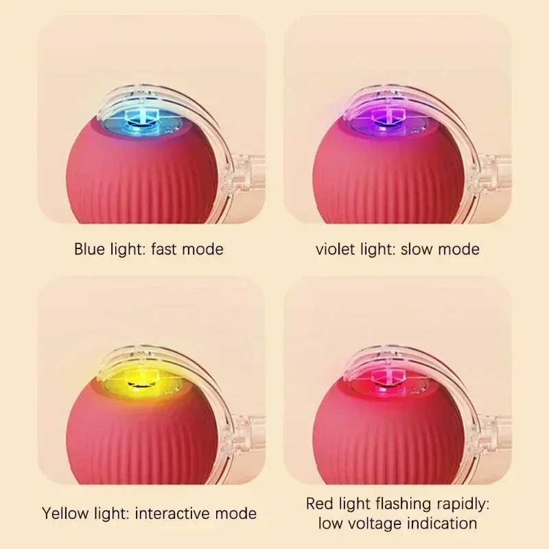 ألعاب الكلاب التفاعلية من Xiaomi، ألعاب تفاعلية للحيوانات الأليفة قابلة لإعادة الشحن، كرة القطط الكهربائية، كرة ذيل مزيفة، لعبة الكلاب والقطط