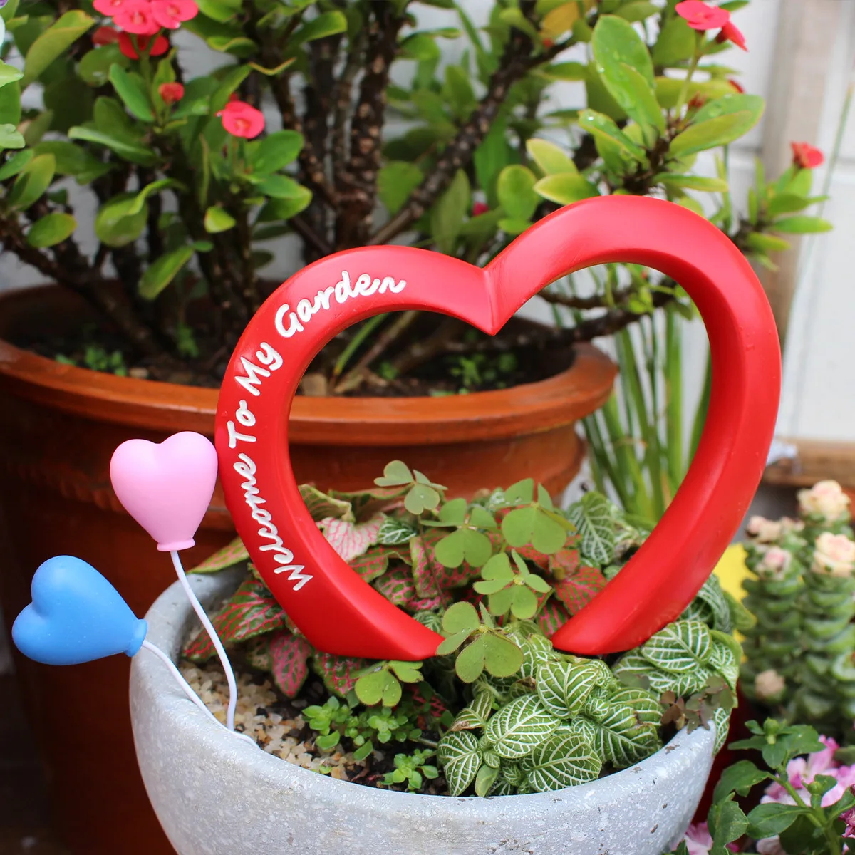 Romantic Heart Garden Arch - Iron Pine Tree Gate with Love Shape Design, Weatherproof Outdoor Decor for Wedding & Backyard