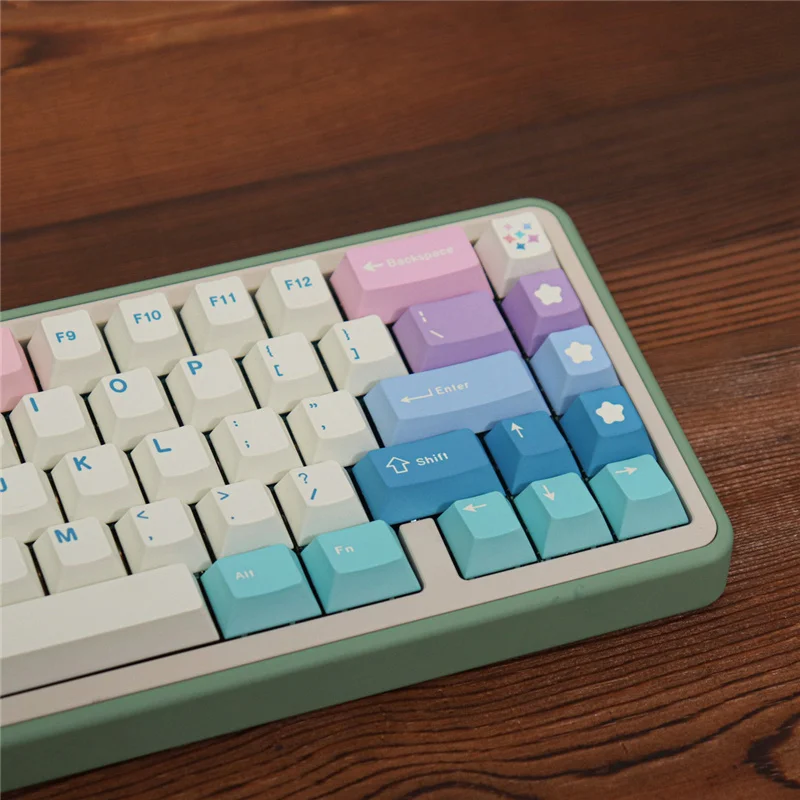 GMK Fairy Gradient 23/129 Keys Cherry Profile PBT Dye Sublimation Mechanical Keyboard Keycap For Keychron Q2 65% 75% Anne GH60