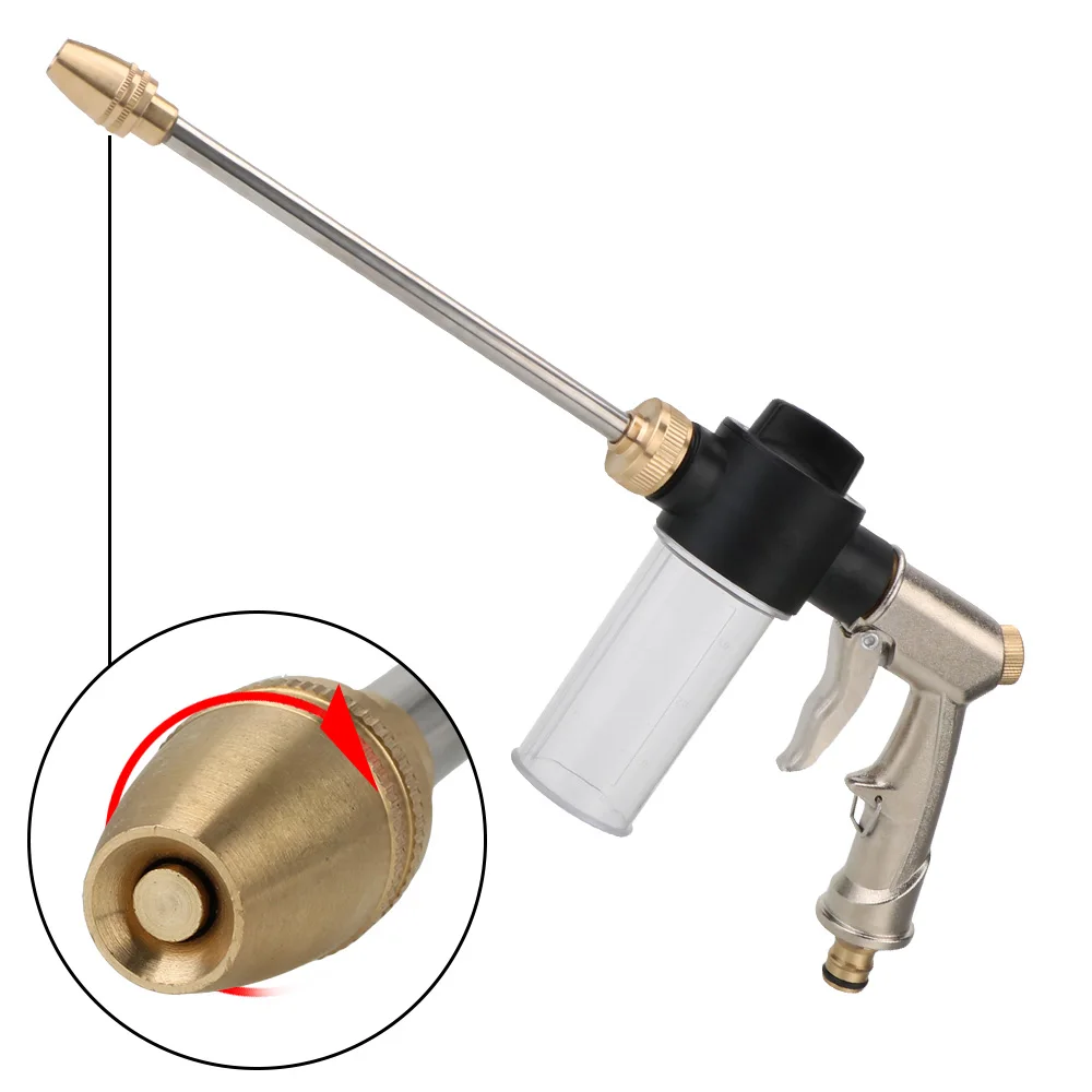 Motorcycle Foam Washer Nozzles Car High Pressure Gun Extension Washing Watering Tools Garden Universal Automotive Accessories