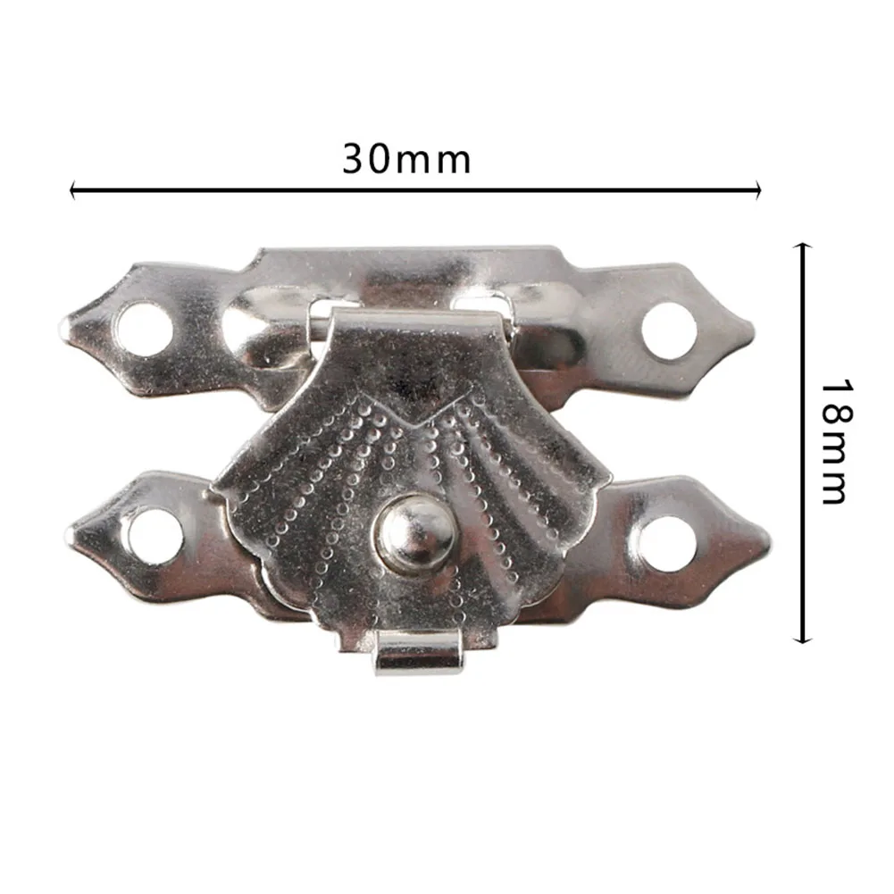 真新しいバックルアクセサリーホームセンター鉄金属バックルシルバー小花 10 個 30*18 ミリメートル装飾アクセサリー