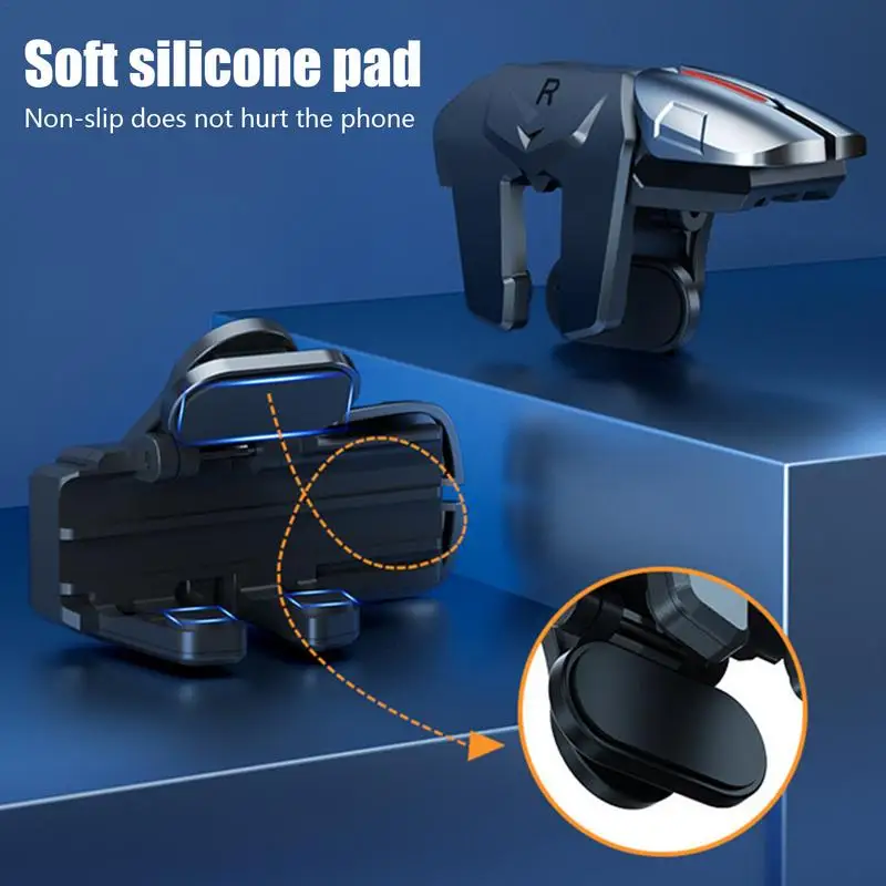 المحمول الزناد 2 قطعة وحدات تحكم المحمول الهاتف الذكي لعبة عصا التحكم الحساسة تحكم المقود للرجال النساء الهاتف المحمول