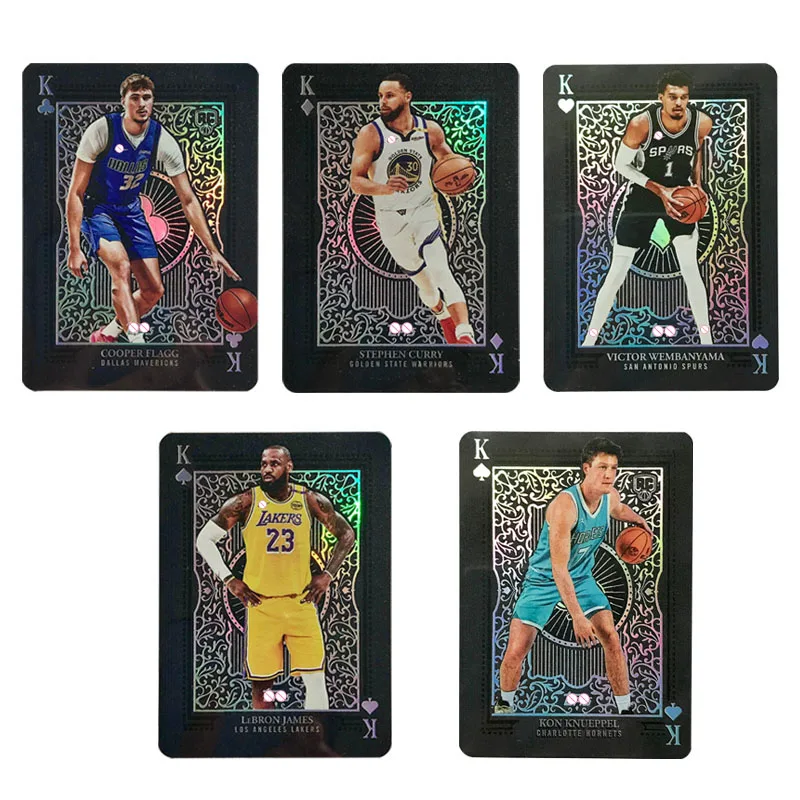 Collectible Cards  2026 Playing Cards Special Cards Mavericks Flag Lakers LeBron Warriors Curry Reprint DIY Double Sided Foil