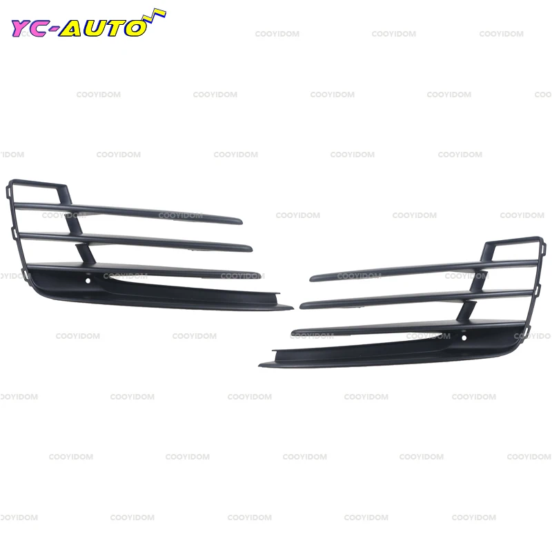 Car Front Bumper Fog Light Grill Fog Light Open Vent Grille Intake Cover Fog Light Grill Bumper For VW Golf 7 GTI 2013-2016