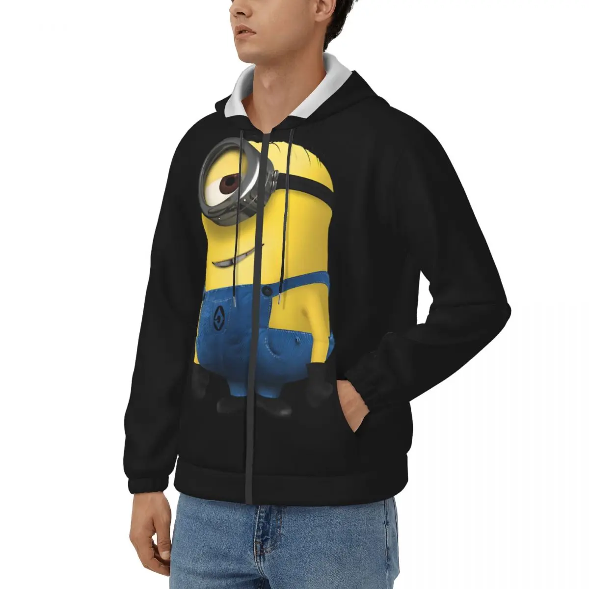 Cute Minions Men's Hoodie Despicable Me Minions Clothing  Novelty Hoodies Winter