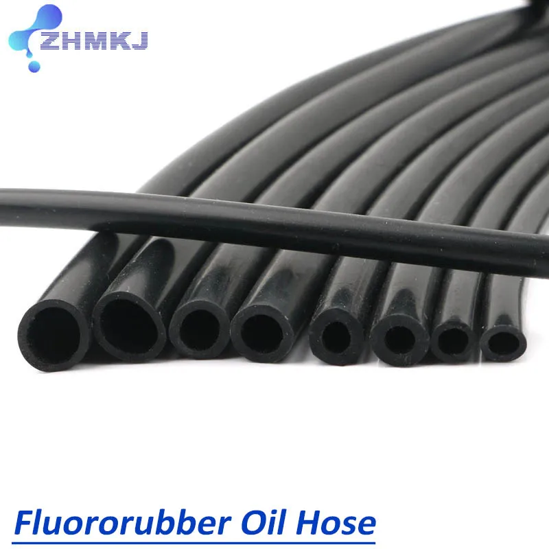 

Fluorine Rubber Tubing Petrol Diesel Oil Hose Pipe Fuel Tube Heat Resistance Corrosion Resistance ID 2mm 3mm 4mm 5mm 6mm 7-16mm