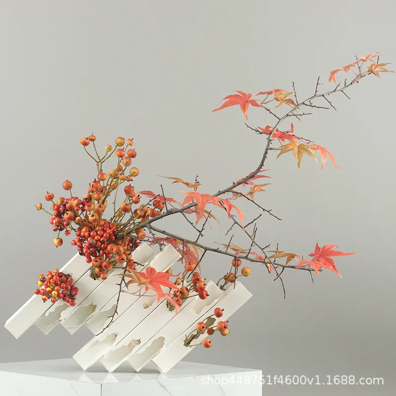 modern simulation maple leaf decorations and decorations, Japanese new Chinese home decorations, sample rooms, Zen crafts