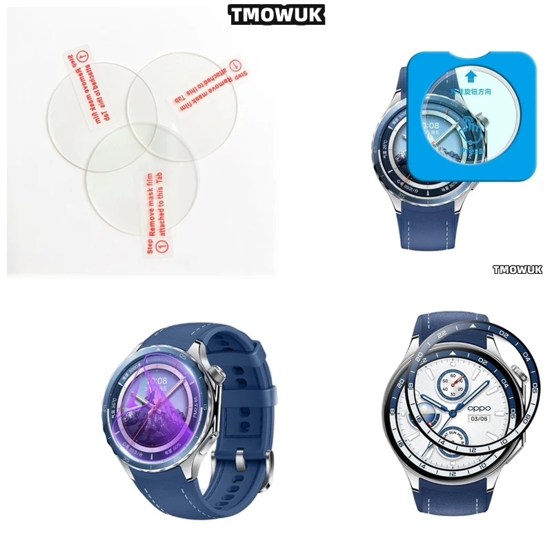 

For OPPO Watch X2 For CMF Watch Pro 2 Tempered Glass Screen Protector Anti - Scratch HD 9H Hardness Ultra - Thin