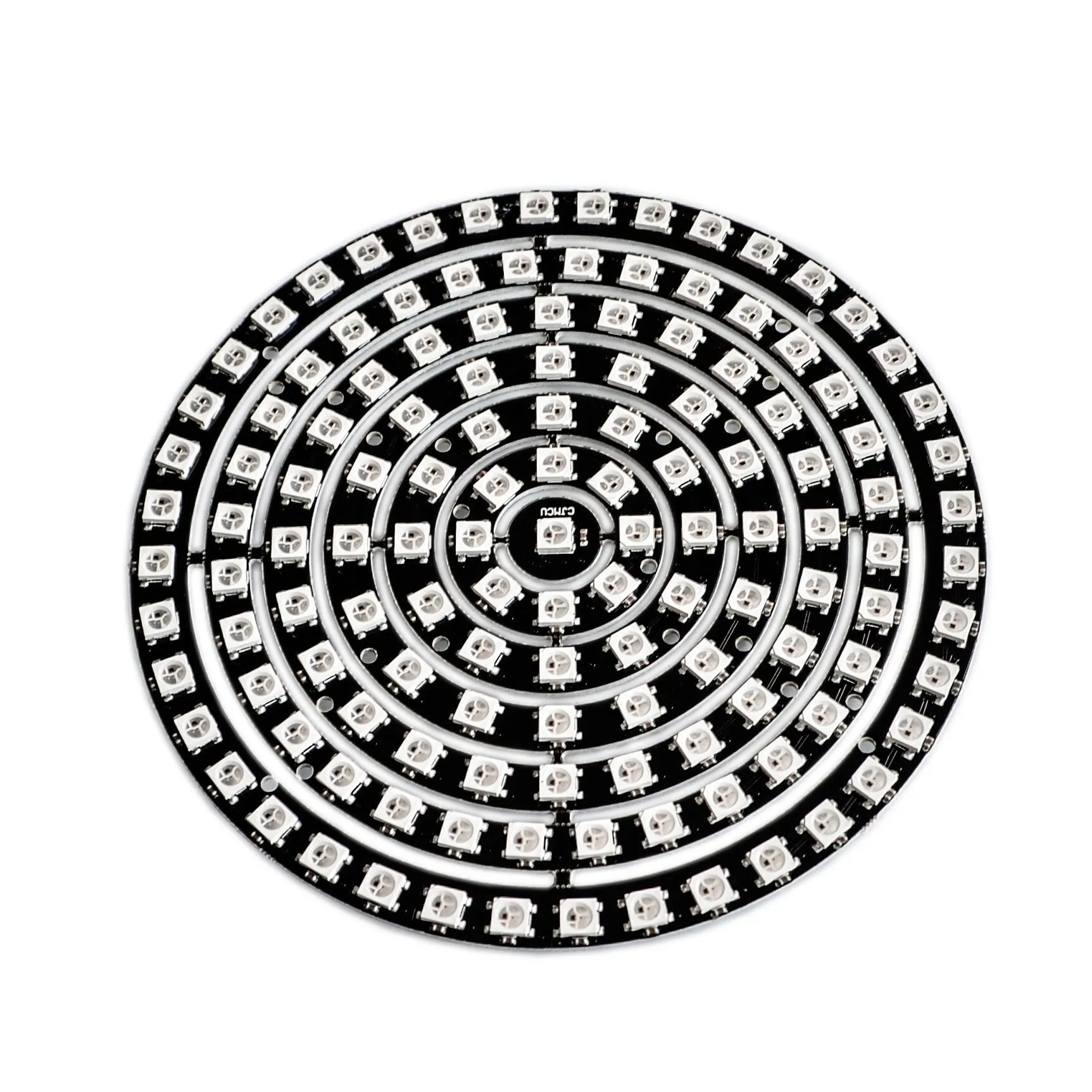 133 bits 133X WS2812 5050 RGB LED anel de luz com drivers integrados
