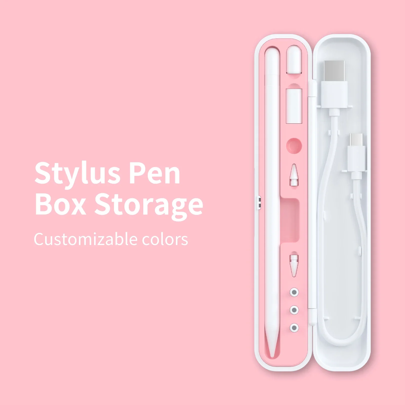 5 Colors Available iPad Pencil Case Drop Protection Case for Apple Pencil 1/2 Generation Portable Storage Case Travel Essentials