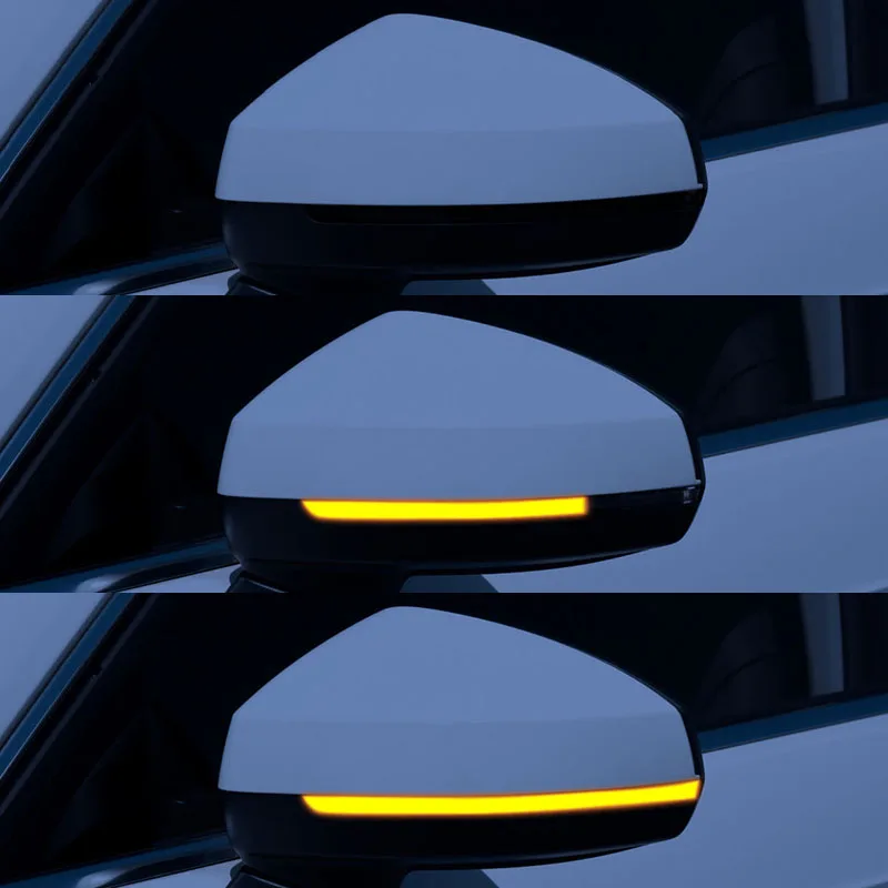 ديناميكية الوامض مرآة ضوء LED بدوره إشارة المؤشر الجانبي لأودي A3 8 فولت S3 RS3 2013-2020