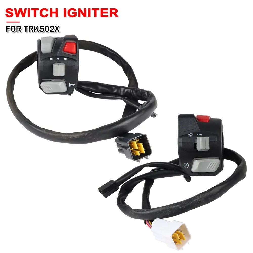 For Benelli TRK502X BJ500GS-5D 2020-2025 TRK 502X Motorcycle Switches Horn Button Turn Signal Start Handlebar Controller Switch