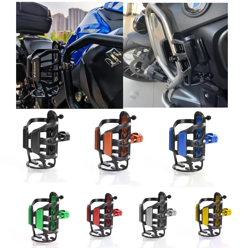 1pcs CNC Aluminum Motorbike Beverage Water Bottle Cage Drink Cup Holde for Off-road Motorcycles Race Car Frame Modification Part