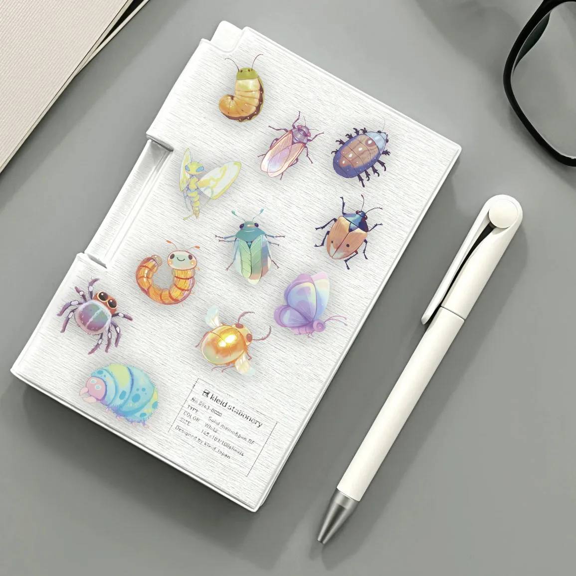 50PCS Cartoon Cute Bug Fun Stickers DIY Phone Case Laptop Water Cup Computer Toy Stickers