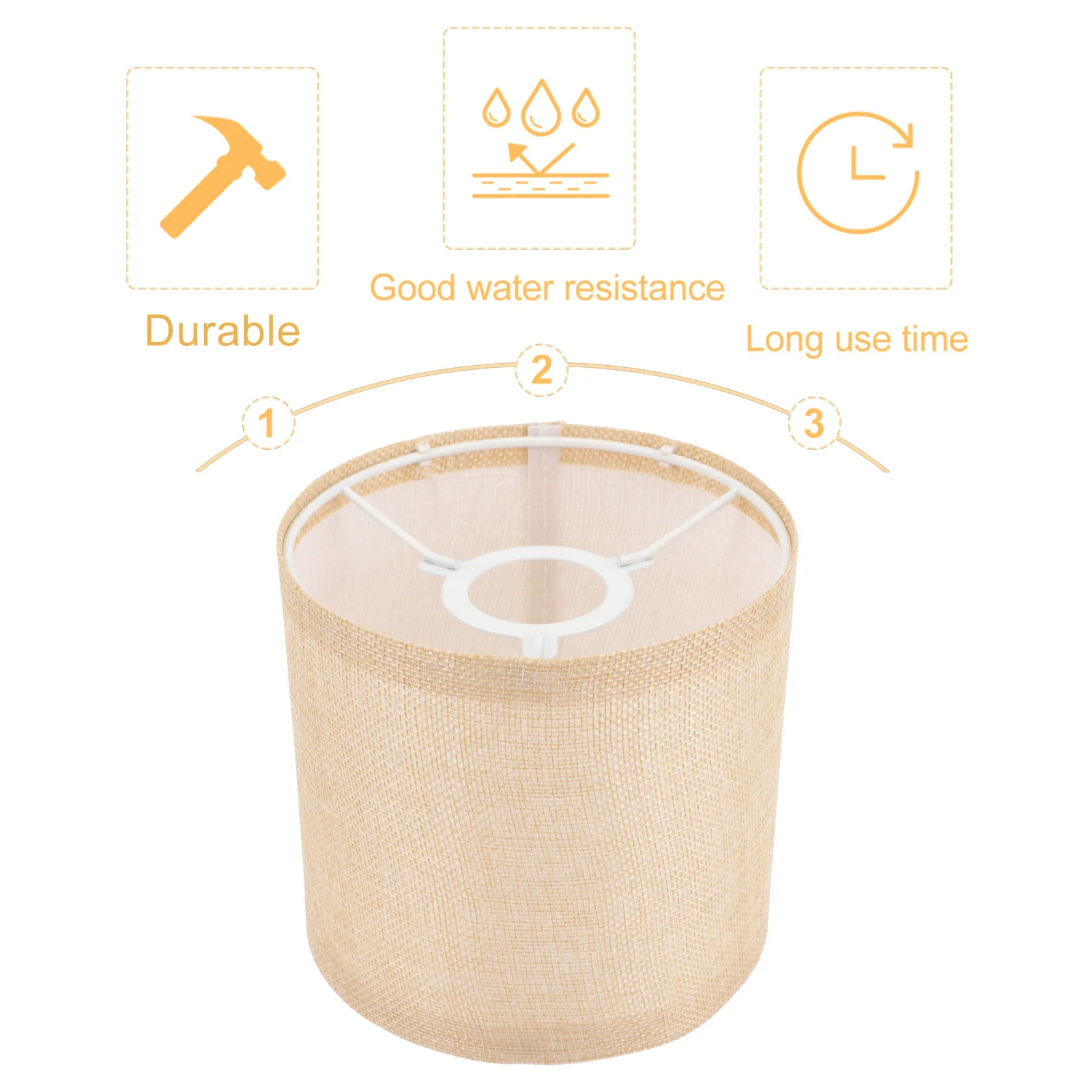 

1pc Shade Premium Cloth Gentle Light Dust Proof Bedroom Decor Table Lamp Floor Lamp Compatible Decorative Cover Replacement