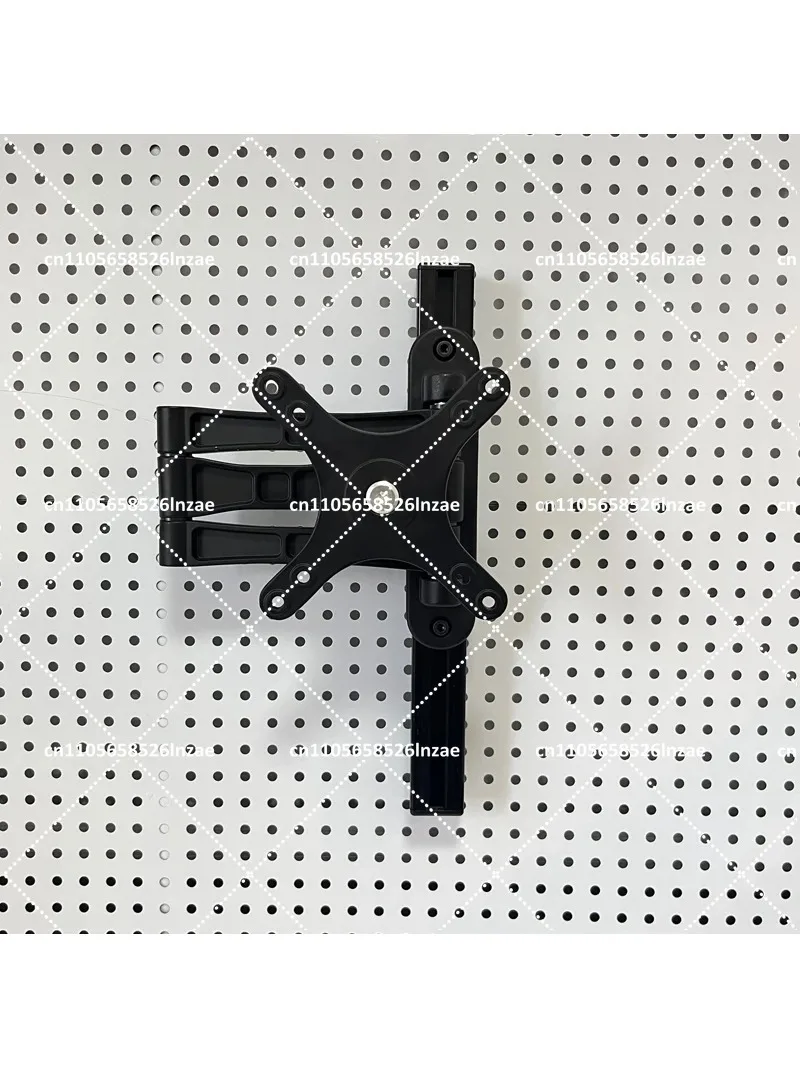 Hole Board Monitor Bracket, Computer Display Wall Mount, Pegboard Bookshelf Accessories, No Drilling Needed