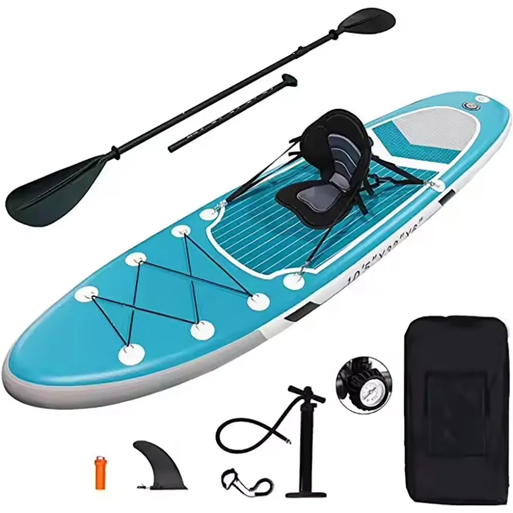 

Outdoor Beach Water Sports Fishing Stand up Surfboard PVC Inflatable SUP Paddle Boardpromote sales