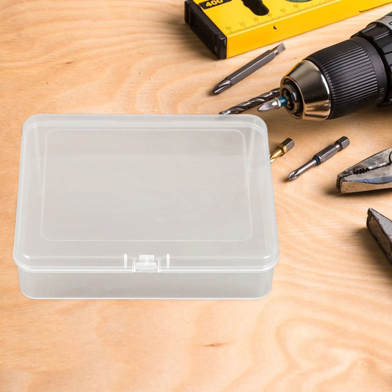 

6 Pcs Transparent Tool Sample Display Box Hardware Accessories Cards ganizer Plastic Storage Case Small Parts Bead Container