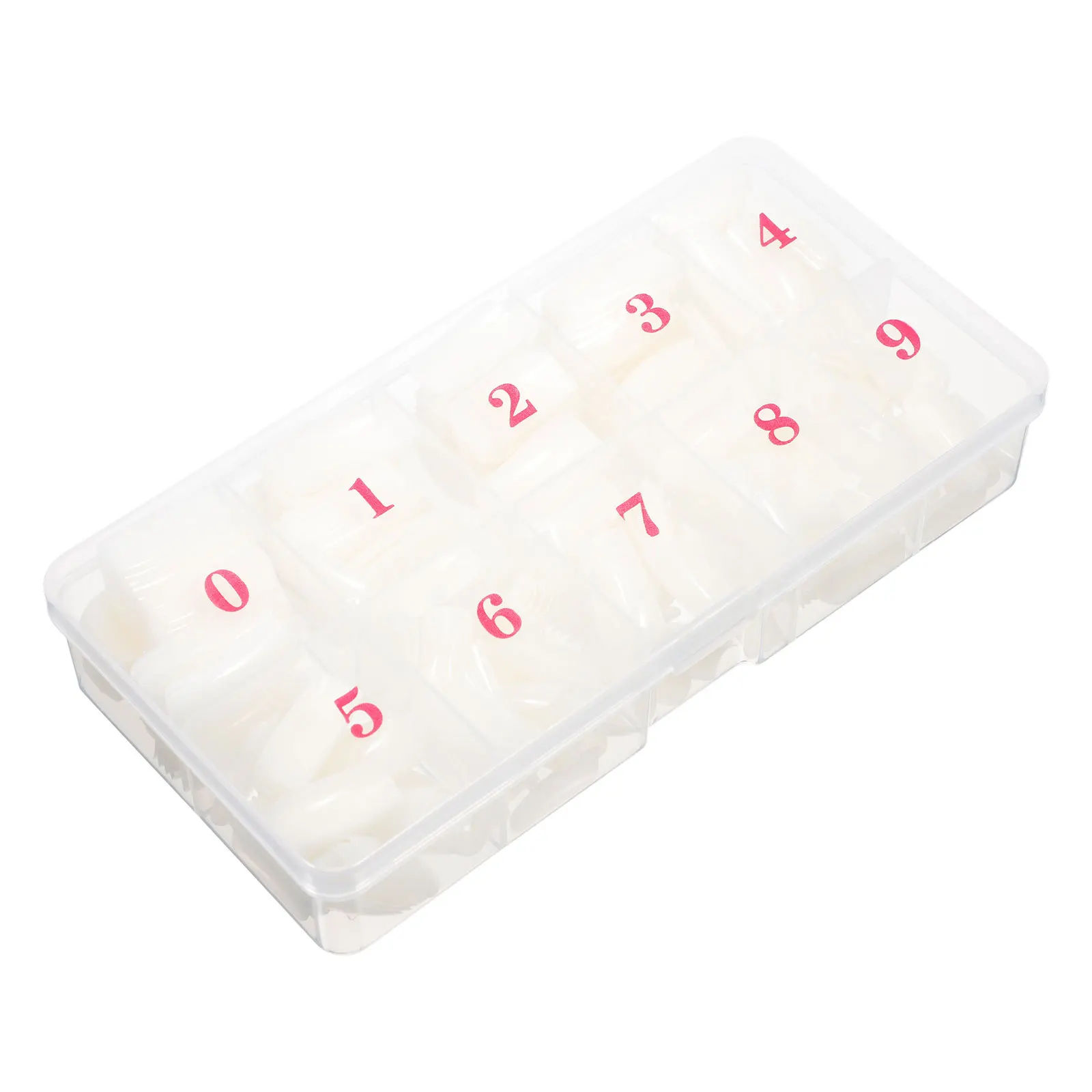 

500pcs False Nail Tips Full Cover Natural Color Diy Fake Nails For Manicure Durable Nail Art Supplies Salon Home Use