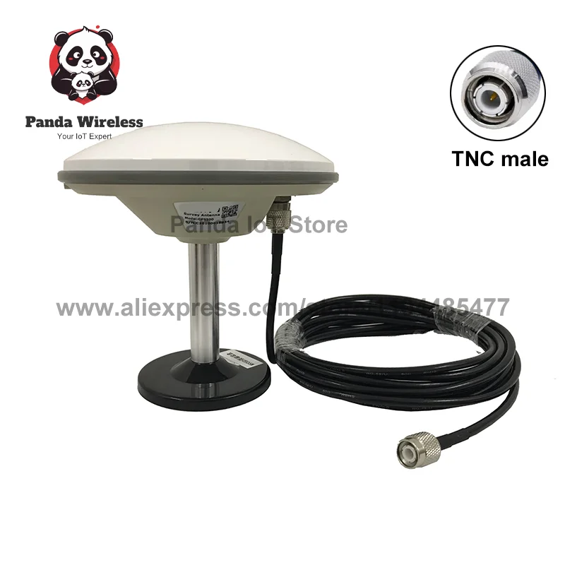 1PCS GPS1000 GNSS Antenna RTK High-Accuracy Positioning with SMA TNC Cable GPS BDS GLONASS GALILEO For Surveying Tree Lines