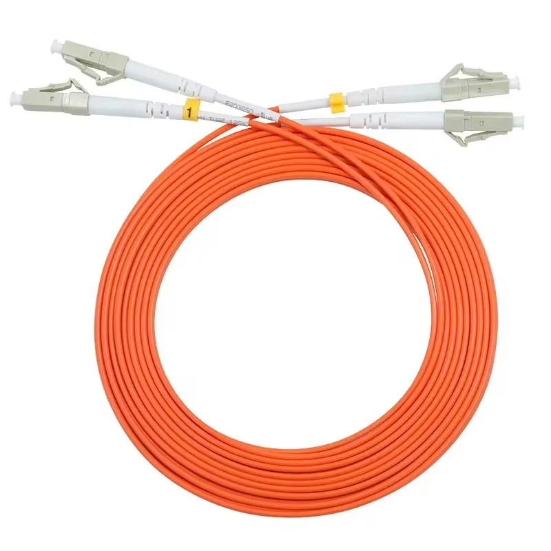 

YOUYSI 10PCS 1000Mbps Multimode fiber jumper LC-LC fiber patch cord LC/UPC-LC/UPC MM Duplex OM2 1m 2m 3m 5m 10m