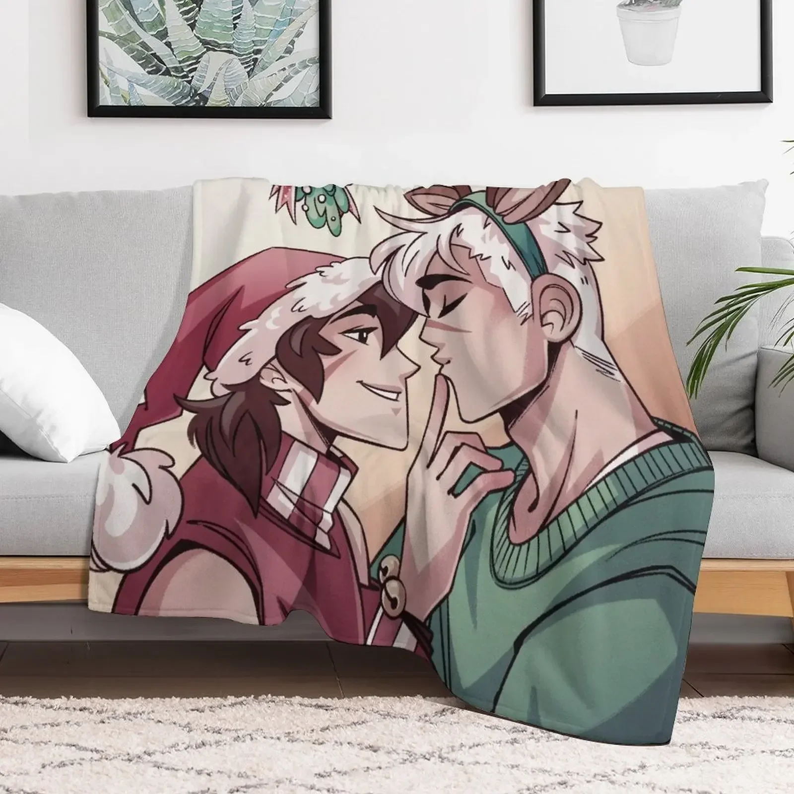 

Sheith Mistletoe Throw Blanket Sleeping Bag Bed linens Blankets