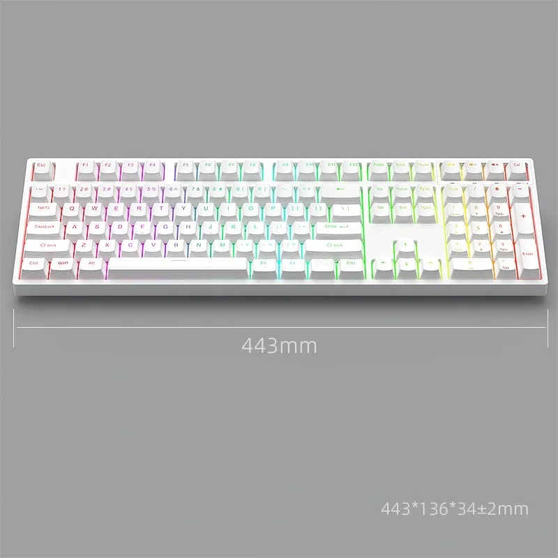 HJSDZHI YG108 Mechanical Keyboard Kit RGB Wireless/2.4G/Wired Third model