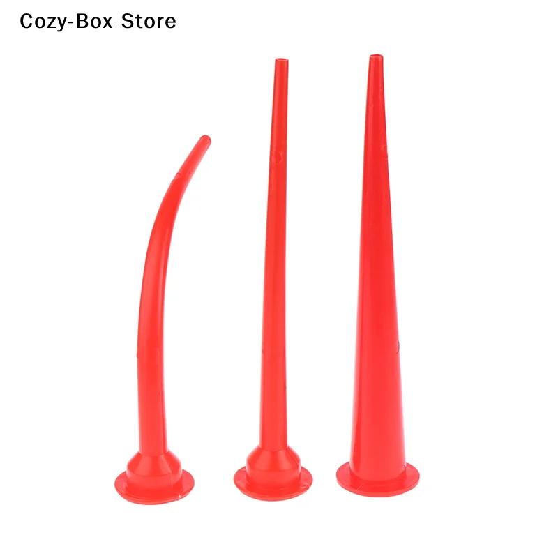 [ZY]Plastic Caulking Nozzle Applicator Sausage Caulking Extension Tool Camber / Long Caulking Nozzle Set[ZY]
