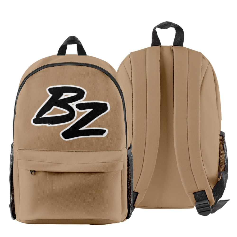 Bailey Zimmerman BZ Logo Backpack Unisex Shoulders Bag Casual Daypack Women Men Travel Bags