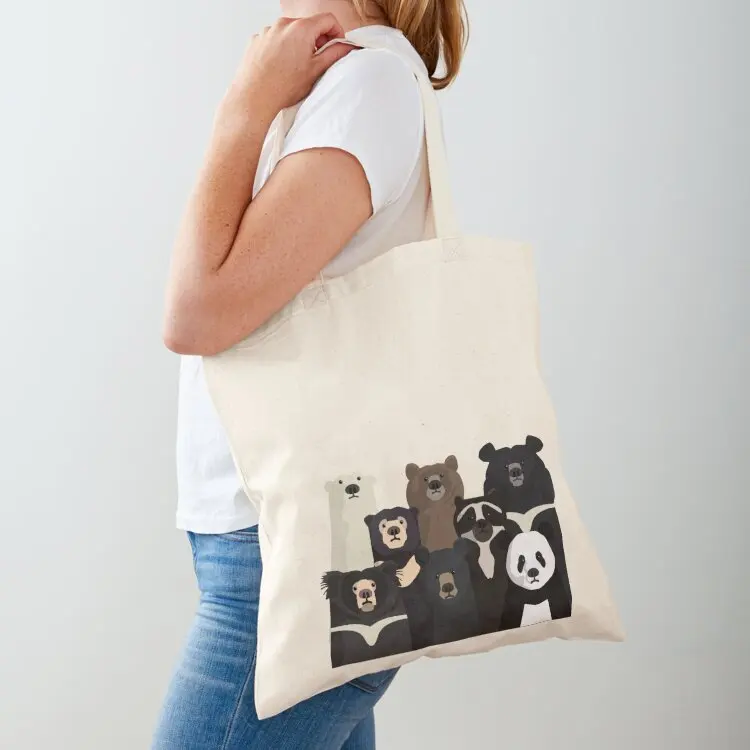 

Bears of the world Tote Bag tote bag custom cute pouch bag Portable shopping Women's bags