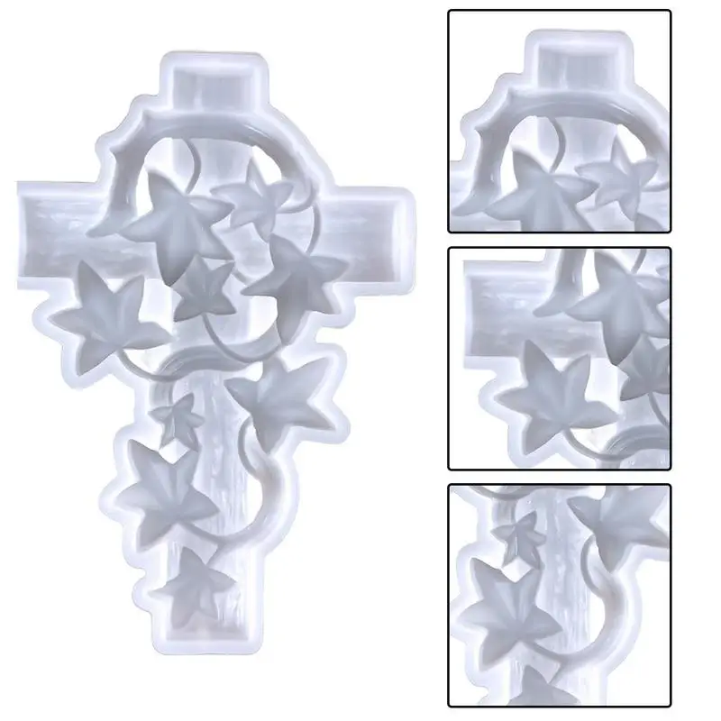 Cross Soap Mold Reasuable Thorn Cross Soap Mold Silicone Mold For Candles Thorn Cross Resin Mold Soap Mold Thorn Cross Mold Mold