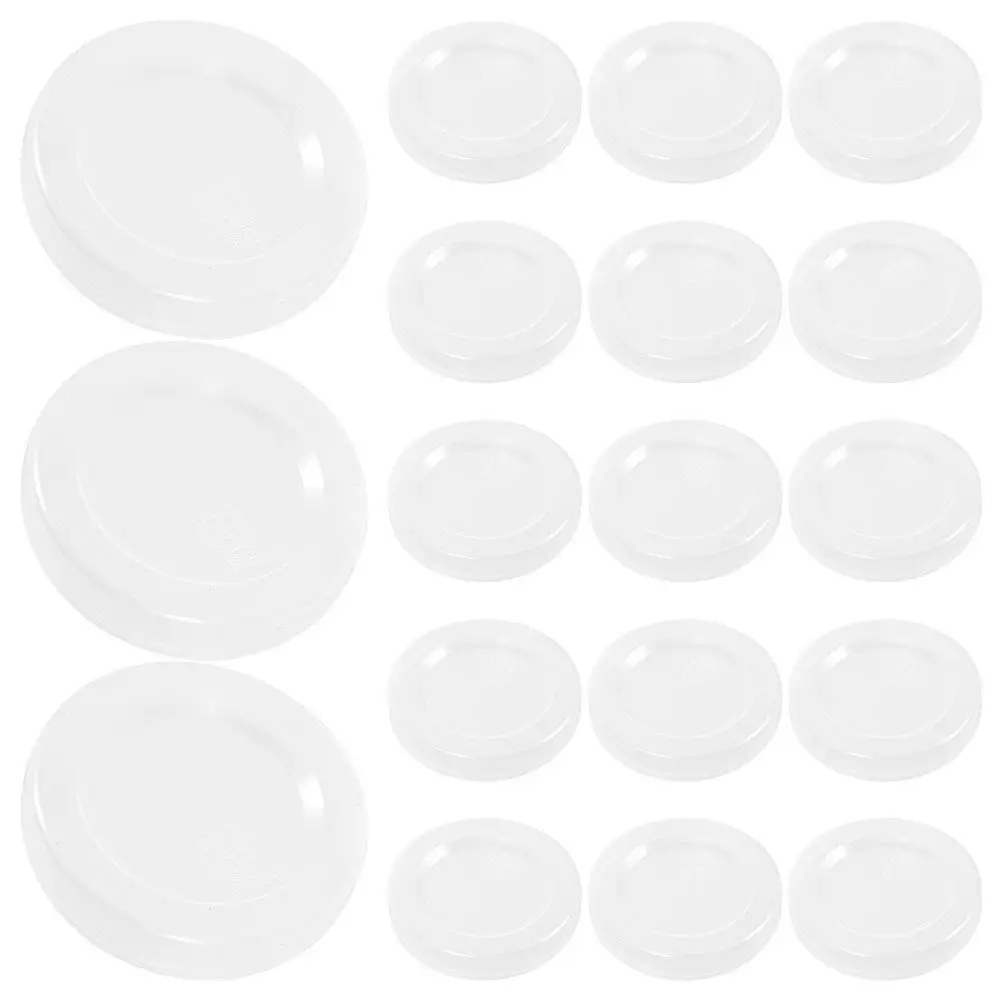 

32Pcs Milk Bottle Lids Leak Proof Replacement Caps Protective Seal Replacement Bottle Caps for Home Daily Use Jar Lids