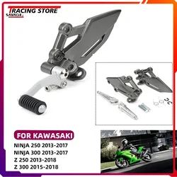 Front Footrest Peg Left Gear Shift Lever Shifter Pedal Adapter Bolt For Kawasaki Ninja 250 300 EX250 EX300 Z250 ER250 Z300 ER300