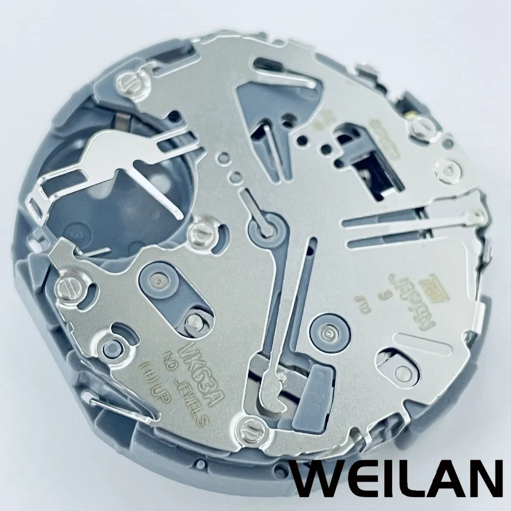 VK63 VK63A Quartz Movement Chronograph 24 Hours Replace for Watch Single Calendar