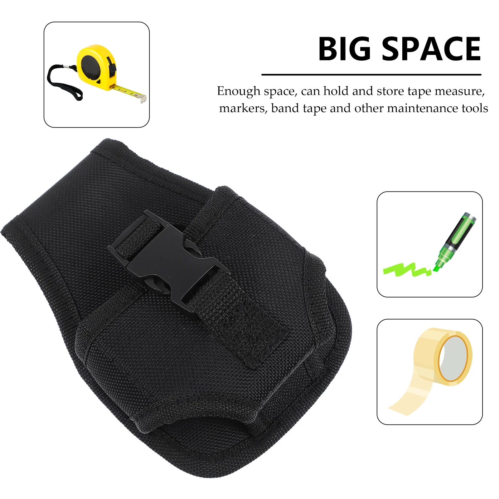 

Tool Waist Bag Oxford Cloth EVA Durable Maintenance Storage Pouch Repair Belt Multi Function Travel Home Use Tool