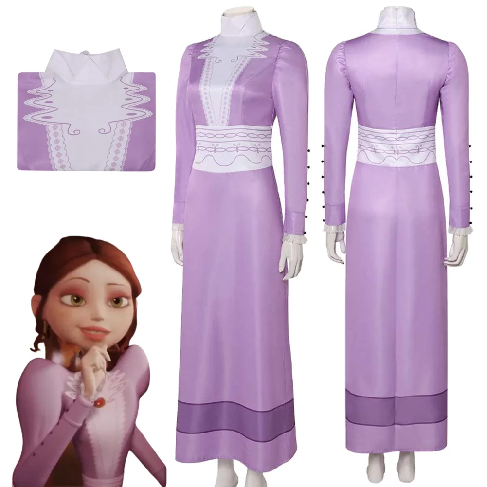 

Фантазия Монстр в Париже Люсиль, платье для косплея, одежда 2011, костюм из фильма Disfraz, женский костюм в стиле фэнтези, Хэллоуин, карнавал, праздничная ткань