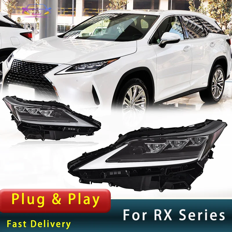 Headlight  For Lexus RX RX270 330 RX350 450H  2020-2022 Upgrade New Design LED DRL Steamer Turn Signal Head Lamp Accembly