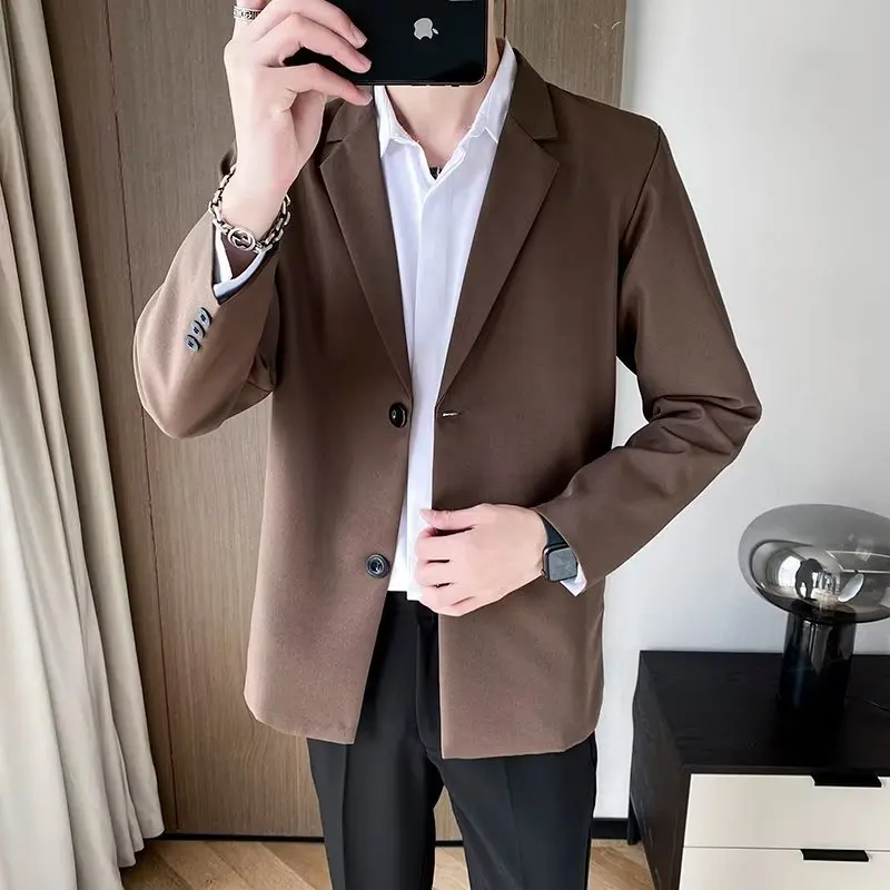 C2109 groom suit men's spring slim trend top business formal casual loose suit jacket men