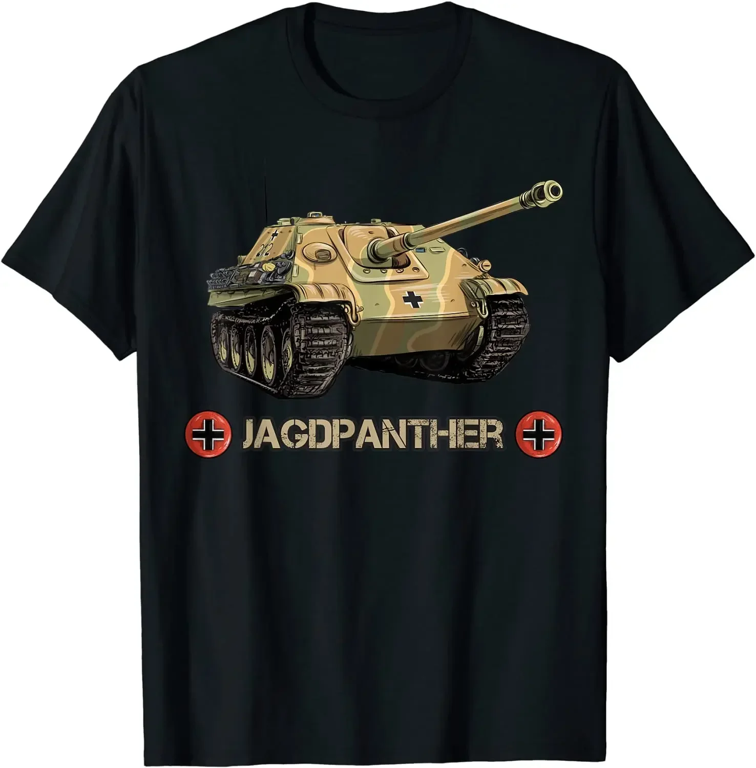 Summer Cotton O-Neck Short Sleeve Mens T Shirt New   German Anti Tank Jagdpanther Sd.Kfz 173 Tank Destroyer T-Shirt. S-5XL