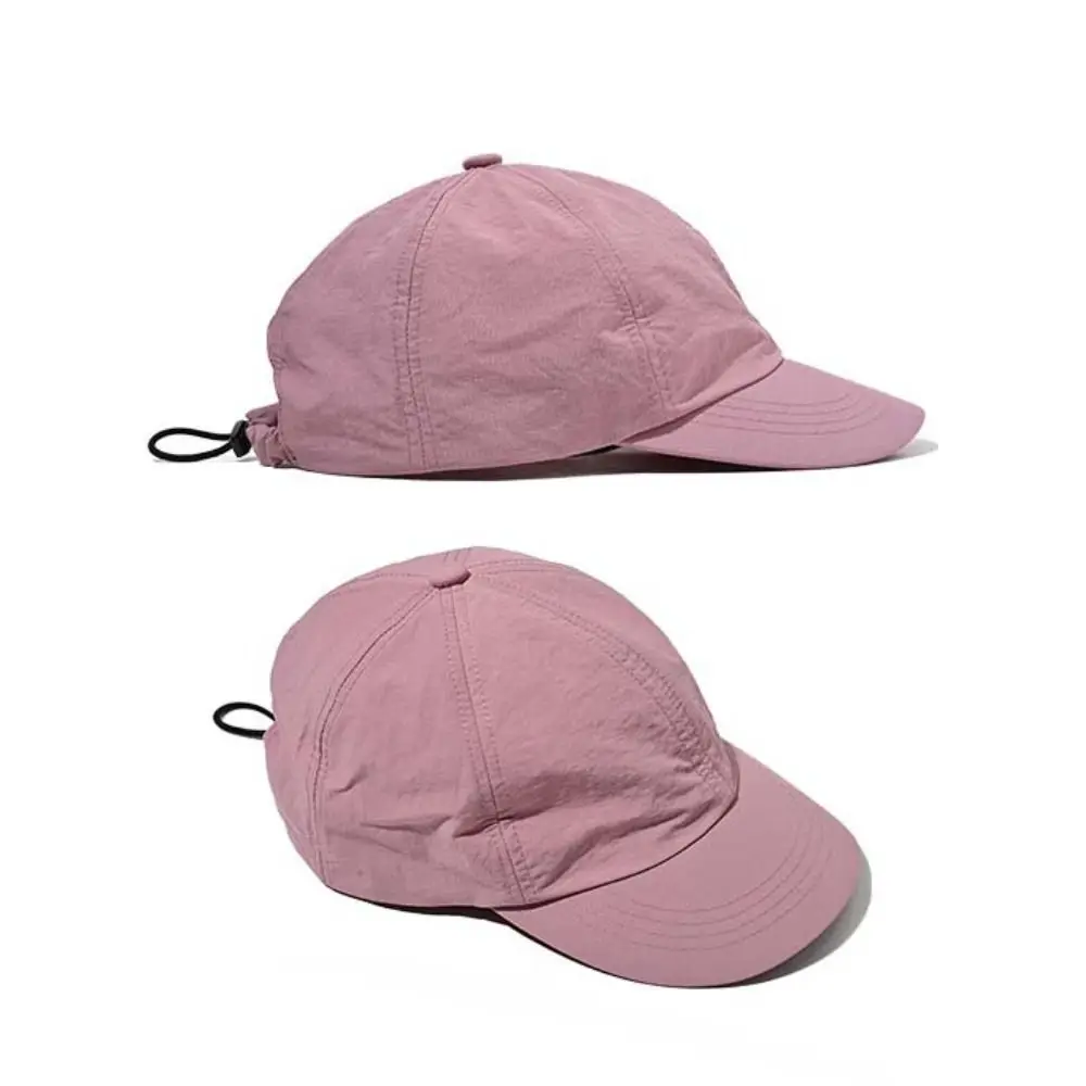 Sports Hat Waterproof Baseball Cap Drawstring Design Japanese Style Sunshade Cap Quick-drying Light Thin Snapback Hats Unisex