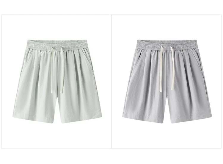 Semir Womens Shorts 2026 Pleated Texture Draped Elastic Waist A Line Loose Casual Style