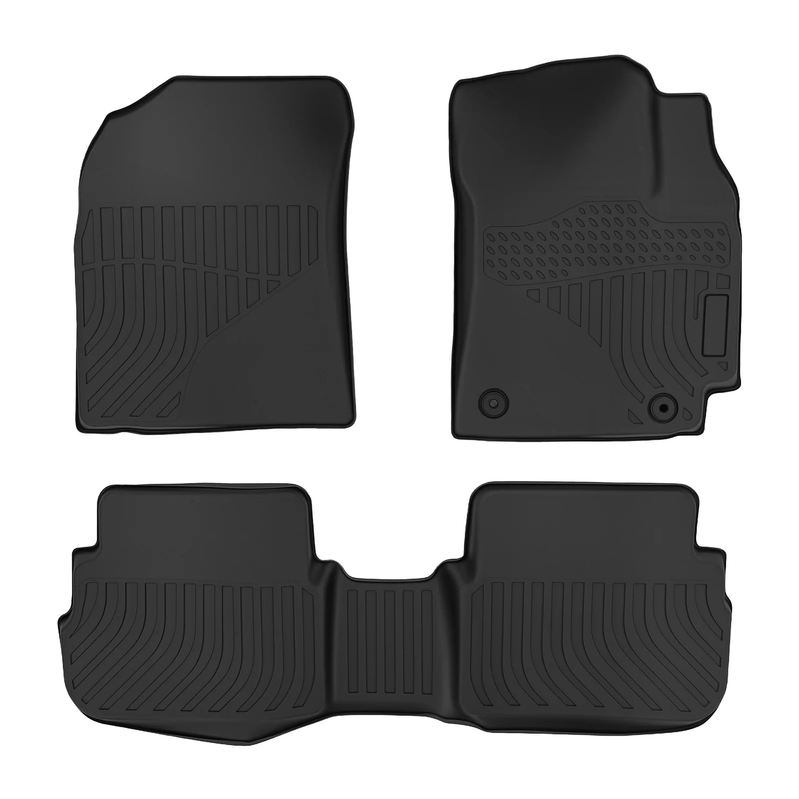 

Black All Season Floor Mats for Toyota Corolla 2009-2013 TPE Waterproof